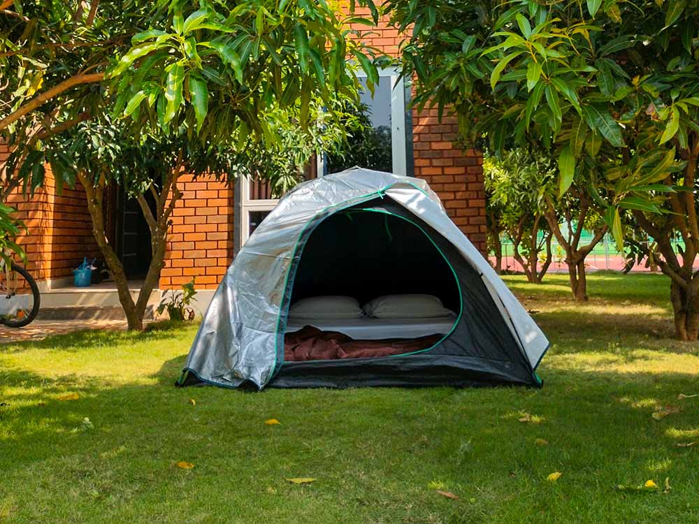 Camping tent stay at Go Ranch Resort surrounded by nature – perfect for adventure lovers and weekend escapes near Hyderabad