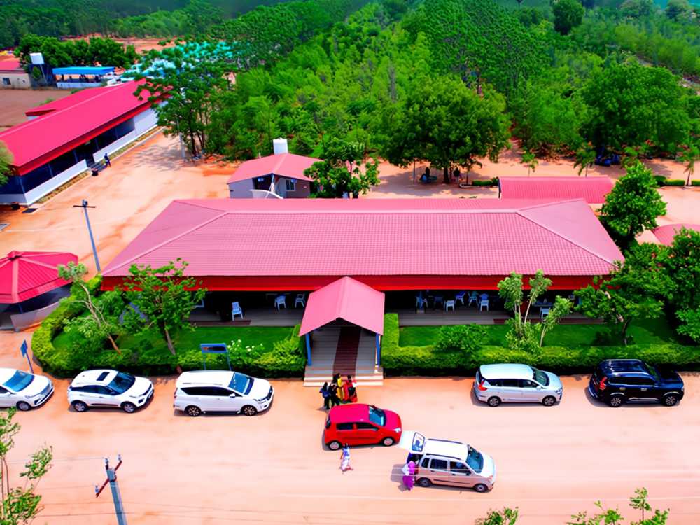 Spacious event halls at Go Ranch Resort near Hyderabad – ideal for weddings, corporate functions, and family gatherings