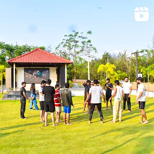 Amazon corporate outing at Go Ranch Resort Sandalwood Farm Stay near Hyderabad